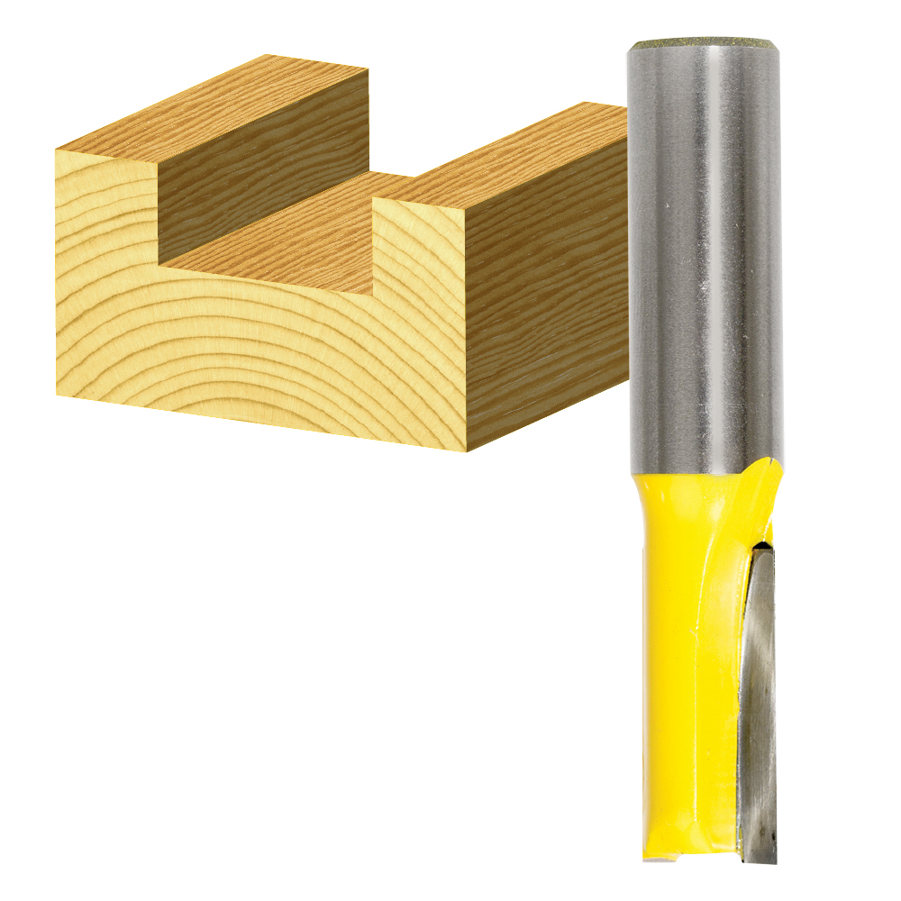 Using a straight router bit sale